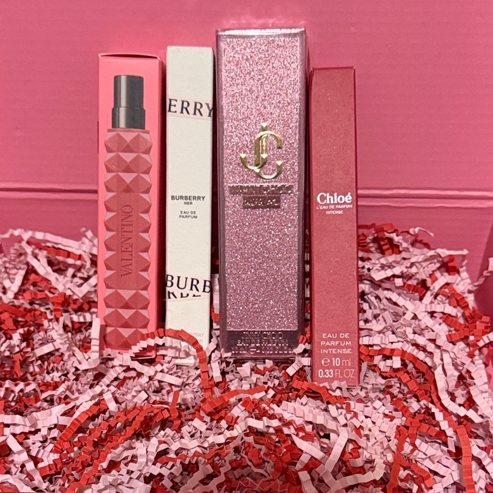 Valentino Burberry Jimmy Choo and Chloe travel bundle